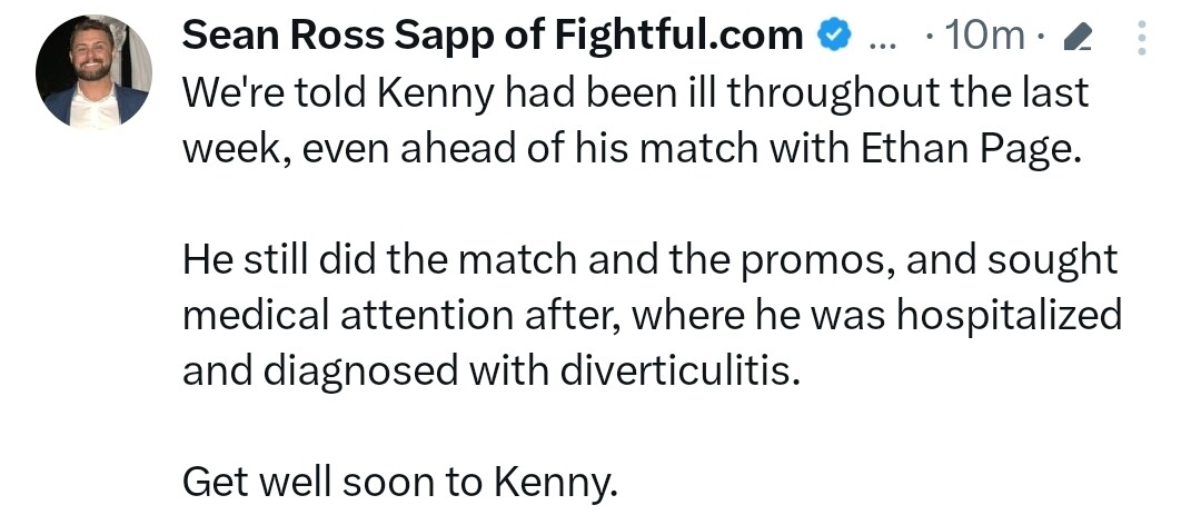 Kenny Omega Out Indefinitely; Posts Concerning Update On Social Media -  Features of Wrestling